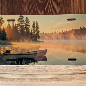 Scenic Lake Canoe License Plate
